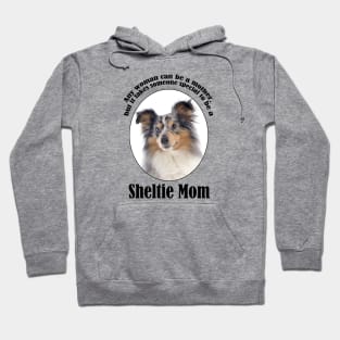 Blue Merle Sheltie Mom Hoodie